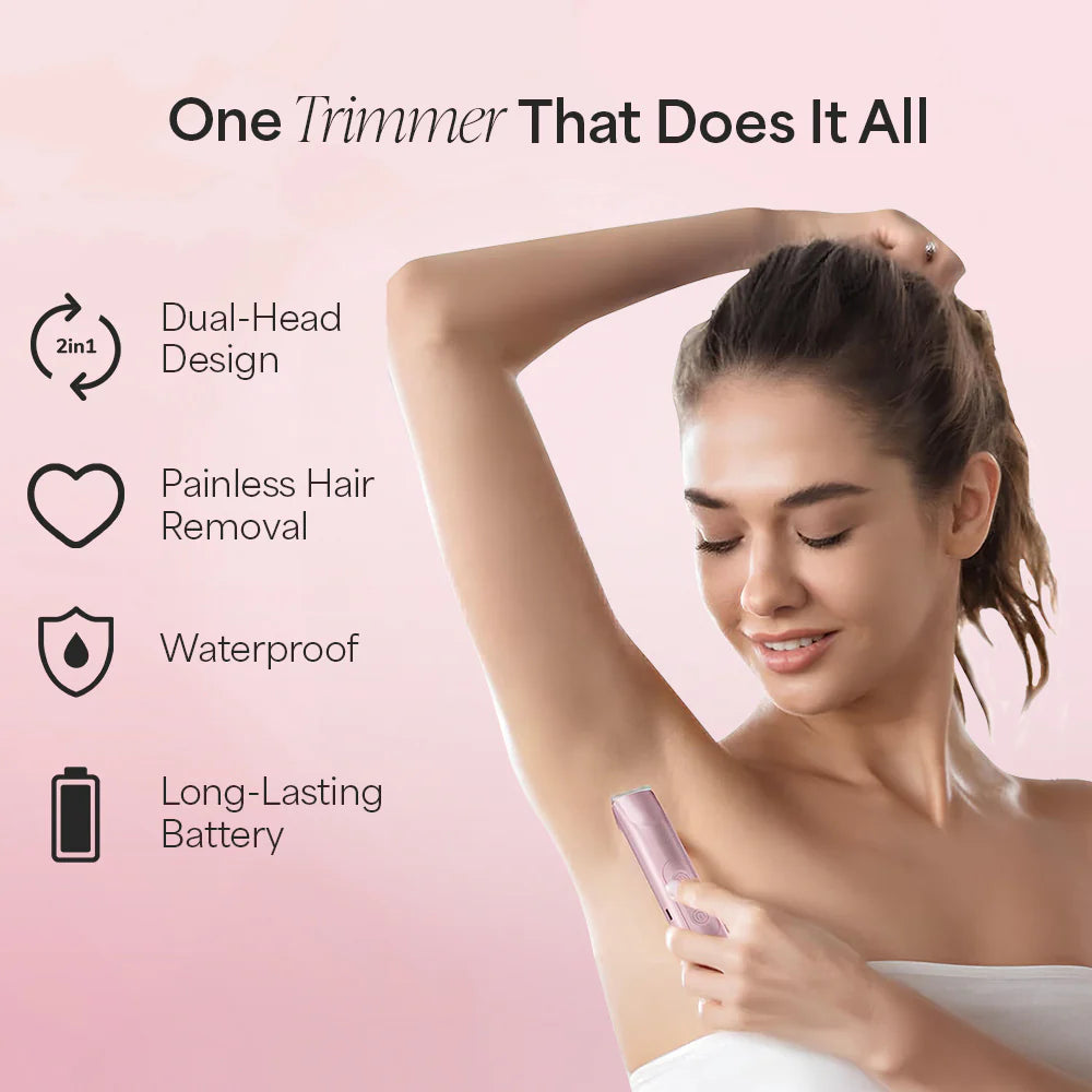 SilkGleam™ – Silky smooth skin, no bumps, no burns.