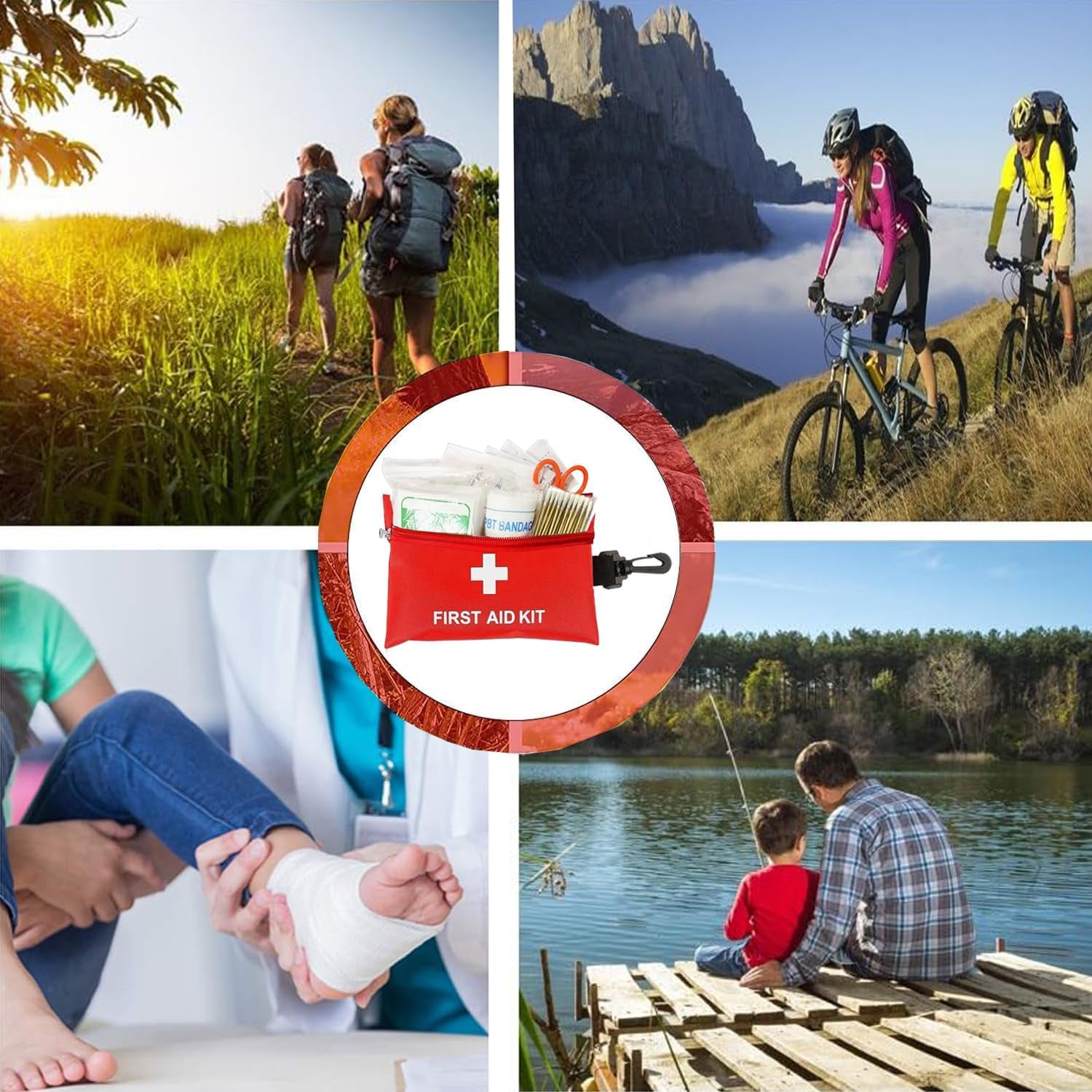 VitalCare™ 98-Piece Portable First Aid Kit