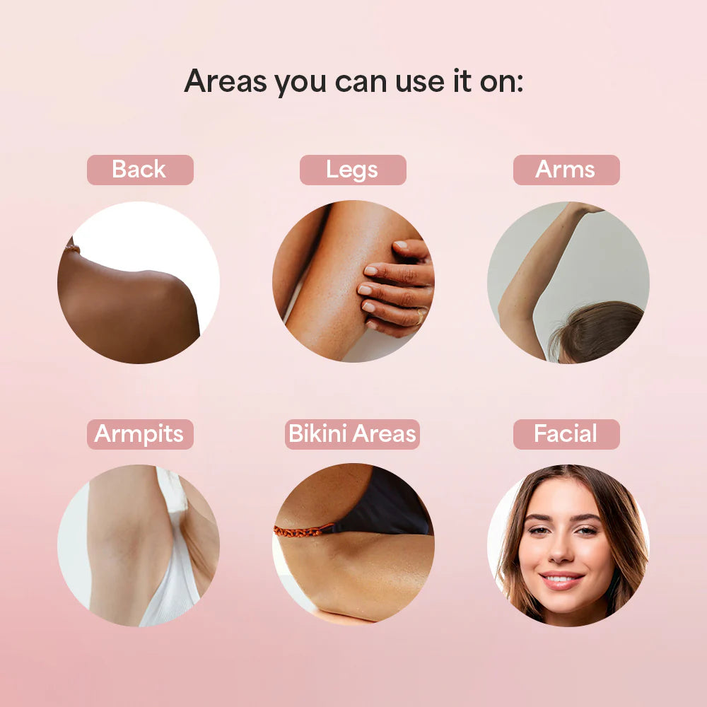 SilkGleam™ – Silky smooth skin, no bumps, no burns.
